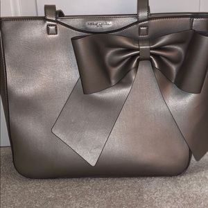 Pewter Karl lagerfeld tote